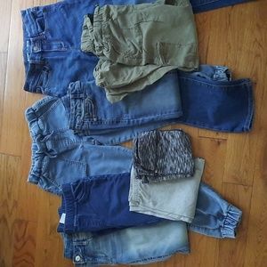 Lot of 8 girls 7/8 pants